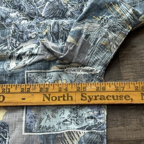 NWT Reyn Spooner Marvel Avengers Assemble Camp Button Up S/S Shirt Mens 2XL Dad - Picture 10 of 12